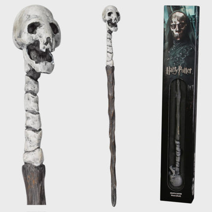 The Noble Collection - Harry Potter: Death Eater – Skull – Wand in Window Box