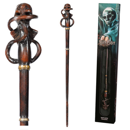The Noble Collection - Harry Potter: Death Eater – Swirl – Wand in Window Box