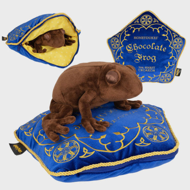The Noble Collection - Harry Potter: Chocolate Frog Plush and Pillow