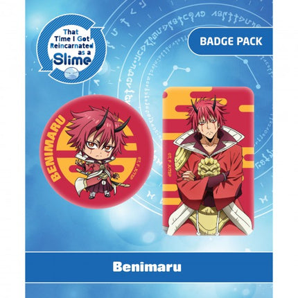 That Time I Got Reincarnated As A Slime Benimaru Badge Pack