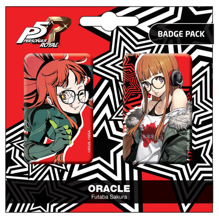 Persona 5 Royal Oracle / Futaba Sakura Badge Pack