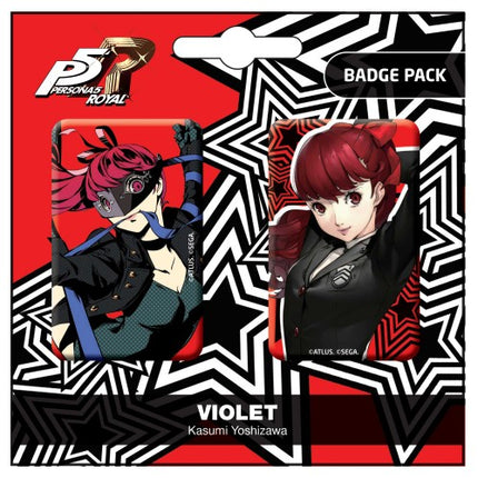 Persona 5 Royal Violet / Kasumi Yoshizawa Badge Pack