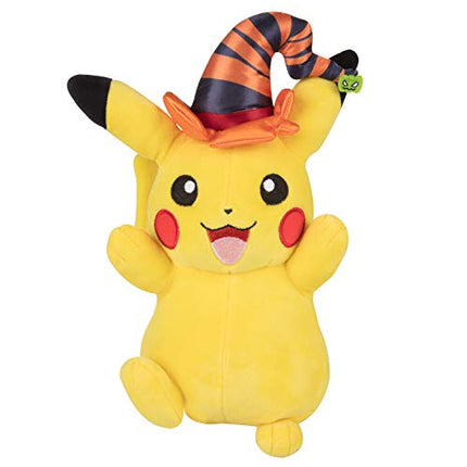 8"" Seasonal Plush (Halloween) Pikachu with Witch Hat