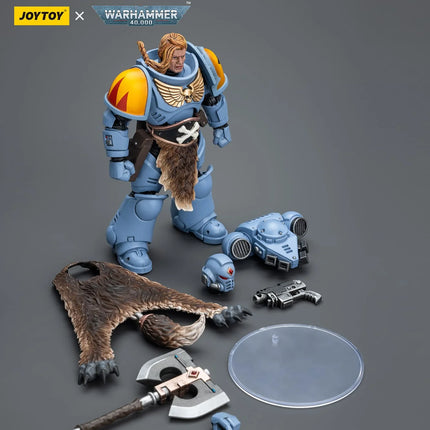 Warhammer 40K 1/18 Scale Space Marines Space Wolves Claw Pack Pack Leader Logan Ghostwolf [Release date: 2024/06]