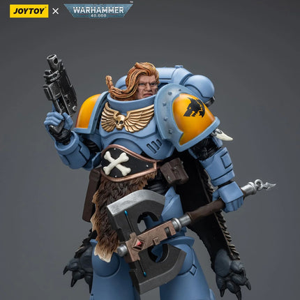 Warhammer 40K 1/18 Scale Space Marines Space Wolves Claw Pack Pack Leader Logan Ghostwolf [Release date: 2024/06]