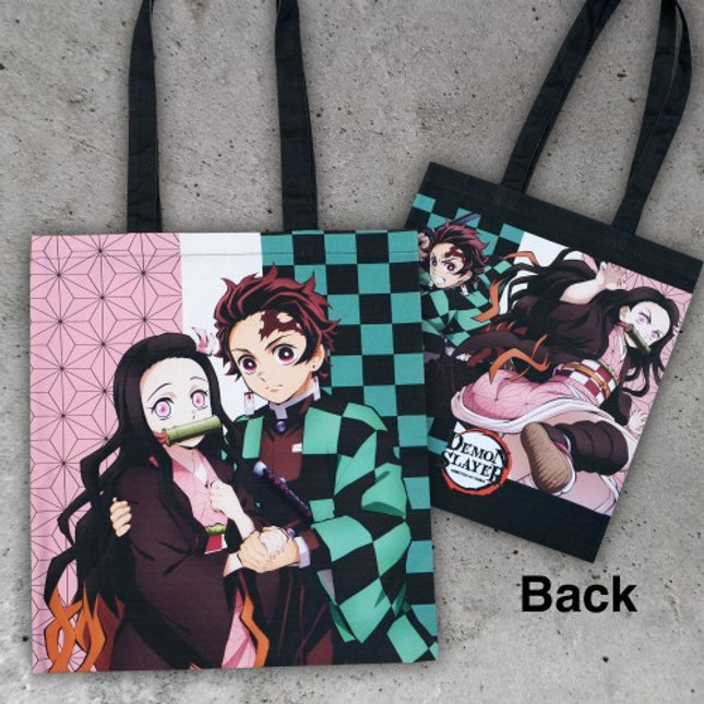 Demon Slayer: Tanjiro and Nezuko Tote Bag