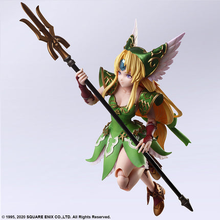 SQUARE ENIX -  TRIALS OF MANA BRING ARTS ACTION FIGURE - HAWKEYE & RIESZ
