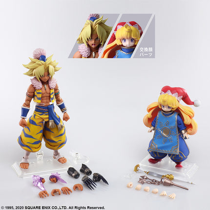 SQUARE ENIX -  TRIALS OF MANA BRING ARTS ACTION FIGURE - KEVIN & CHARLOTTE