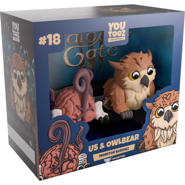 Youtooz: Baldur's Gate 3: Us & Owlbear Monitor Buddiez (Release Date: 08/27)