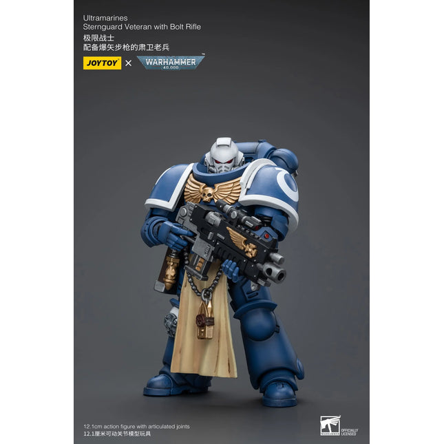 Warhammer 40K 1/18 Scale Ultramarines Sternguard Veteran with Bolt Rifle