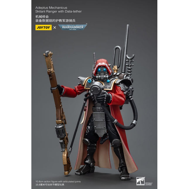 Warhammer 40K 1/18 Scale Adeptus Mechanicus Skitarii Ranger with Data-tether