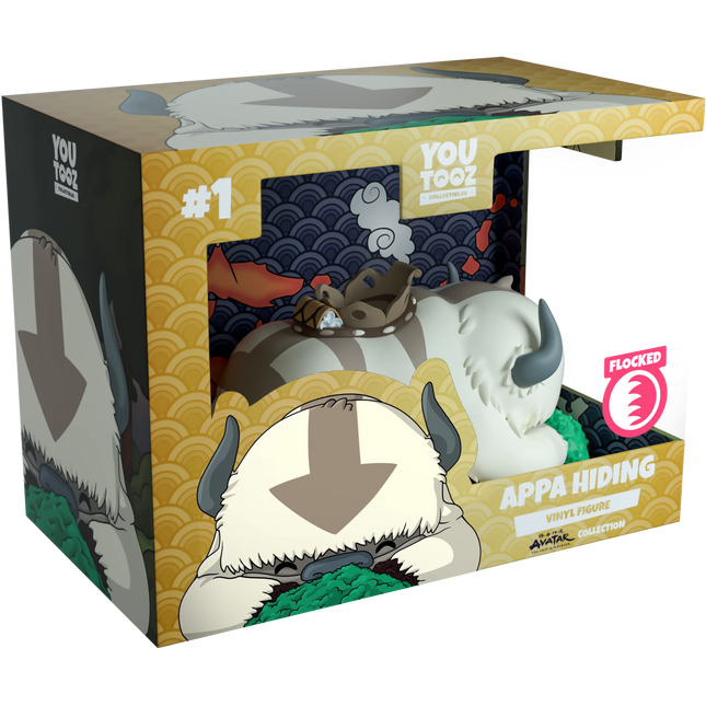 Youtooz - Avatar: The Last Airbender - Appa Hiding FLOCKED