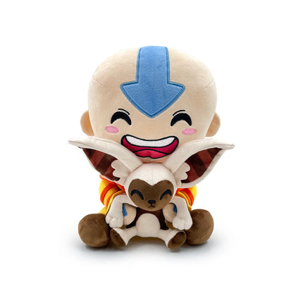 Avatar: The Last Airbender - Aang and Momo Sit Plush (1ft)
