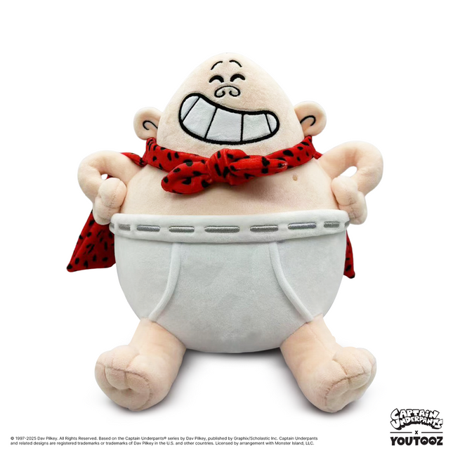 Youtooz - Captain Underpants: Captain Underpants Plush (9IN) (Release Date 11/25)