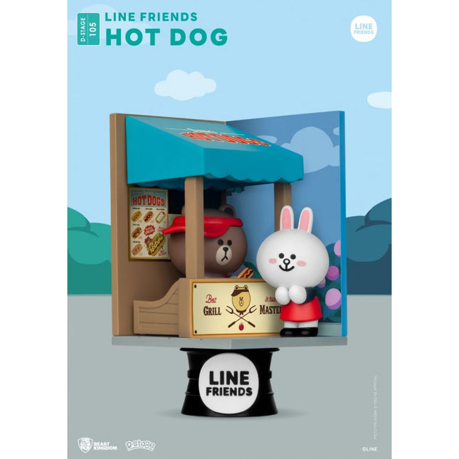 DS-105-Line Friends-Hot Dog Close Box