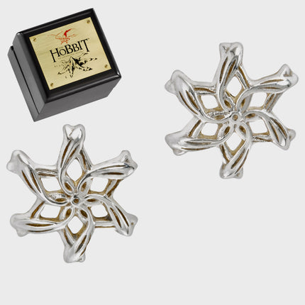 The Noble Collection - The Lord of the Rings: Galadriel Ring Earrings – Sterling Silver