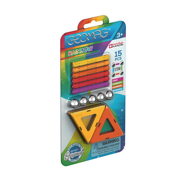 Geomag 367 Rainbow 15 Piece Magnets Warm Colours