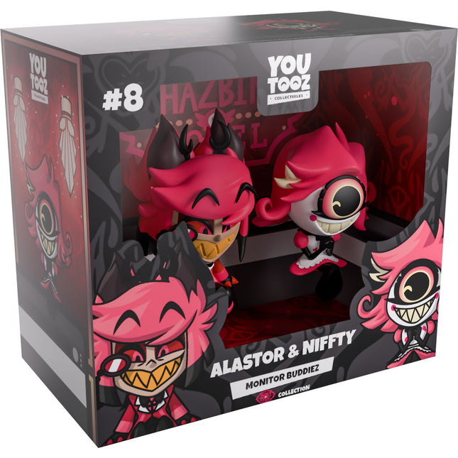 Youtooz - Hazbin Hotel: Alastor and Niffty Monitor Buddiez (Release Date: 12/25)
