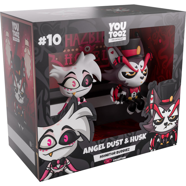 Youtooz - Hazbin Hotel: Angel Dust and Husk Monitor Buddiez (Release Date: 12/25)