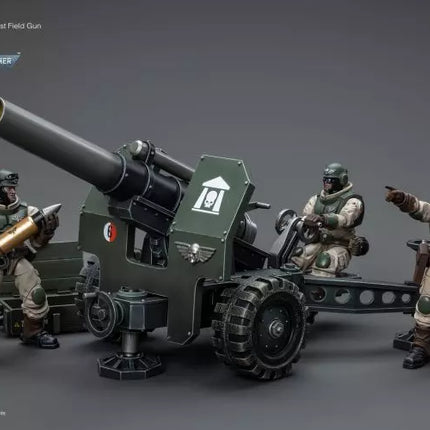 Warhammer 40K 1/18 Scale Astra Militarum Ordnance Team with Bombast Field Gun