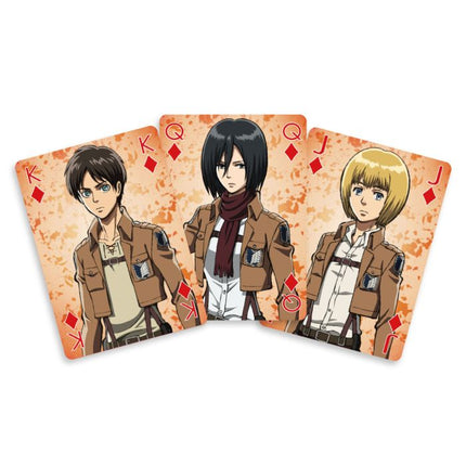 Sakami - Attack On Titan: Playing Cards - French Hand - 52 Cards