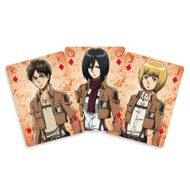 Sakami - Attack On Titan: Playing Cards - French Hand - 52 Cards