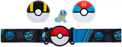 Pokemon: Clip `N` Go Poke Ball Belt Set (Squirtle #1 with Ultra Ball, Lure Ball, and Squirtle Themed Belt) W17
