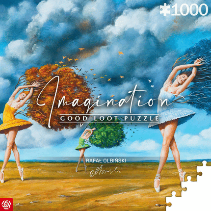 Good Loot - Imagination Puzzle: Rafał Olbiński The Shape of Color Green (1000 pieces)