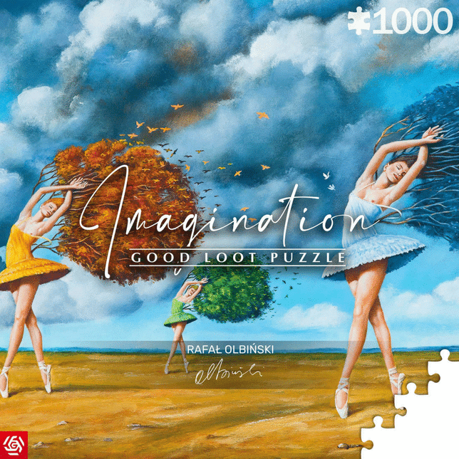 Good Loot - Imagination Puzzle: Rafał Olbiński The Shape of Color Green (1000 pieces)