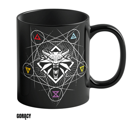 Good Loot - The Witcher 3 Witcher Signs Heat Reveal Mug
