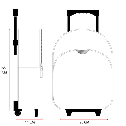 Hello Kitty: Follow the Rainbow collection: Trolley Backpack
