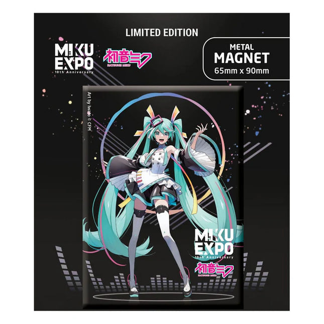 Hatsune Miku: Miku Expo 10th Anniversary Fridge Magnet (Art by Iwato Ver) - Limited Edition