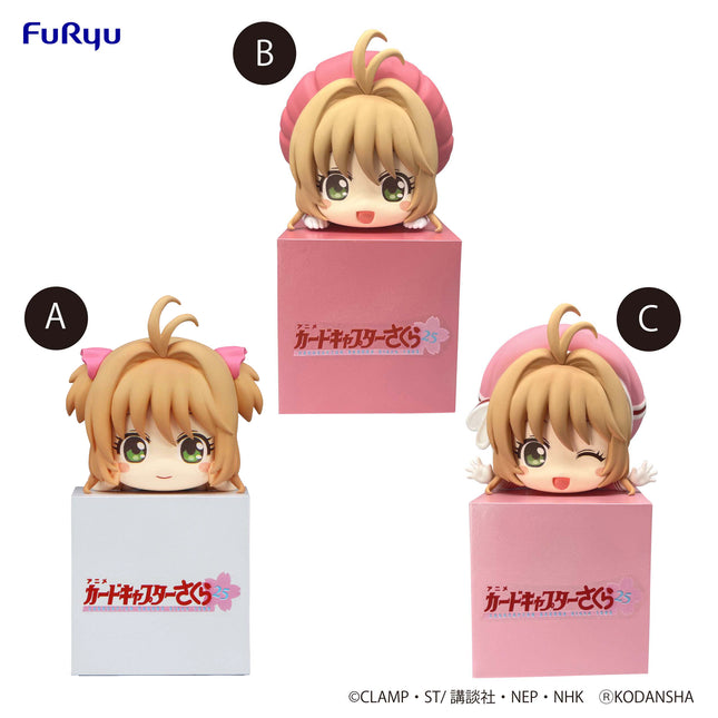 CARDCAPTOR SAKURA 25 Hikkake Figure -Sakura A Normal /B Smile /C Wink- set