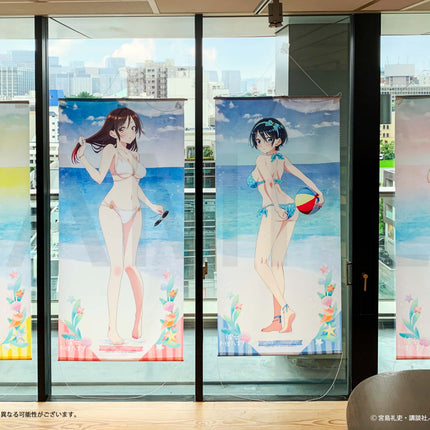 Rent-A-Girlfriend Swimsuit and Girlfriend Life-sized Tapestry Sumi Sakurasawa