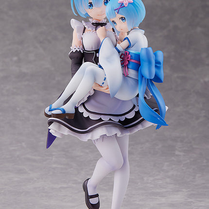 Re:ZERO -Starting Life in Another World- Figure Rem & Childhood Rem 1/7 Scale Figure
