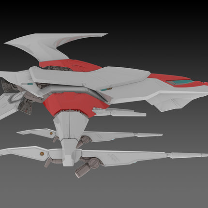 SILVER HAWK 3F-1B SPACE FIGHTER Figure