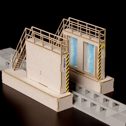 1/80 Scale Paper kit train washer