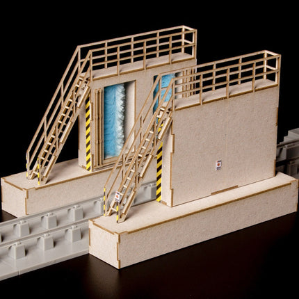 1/80 Scale Paper kit train washer