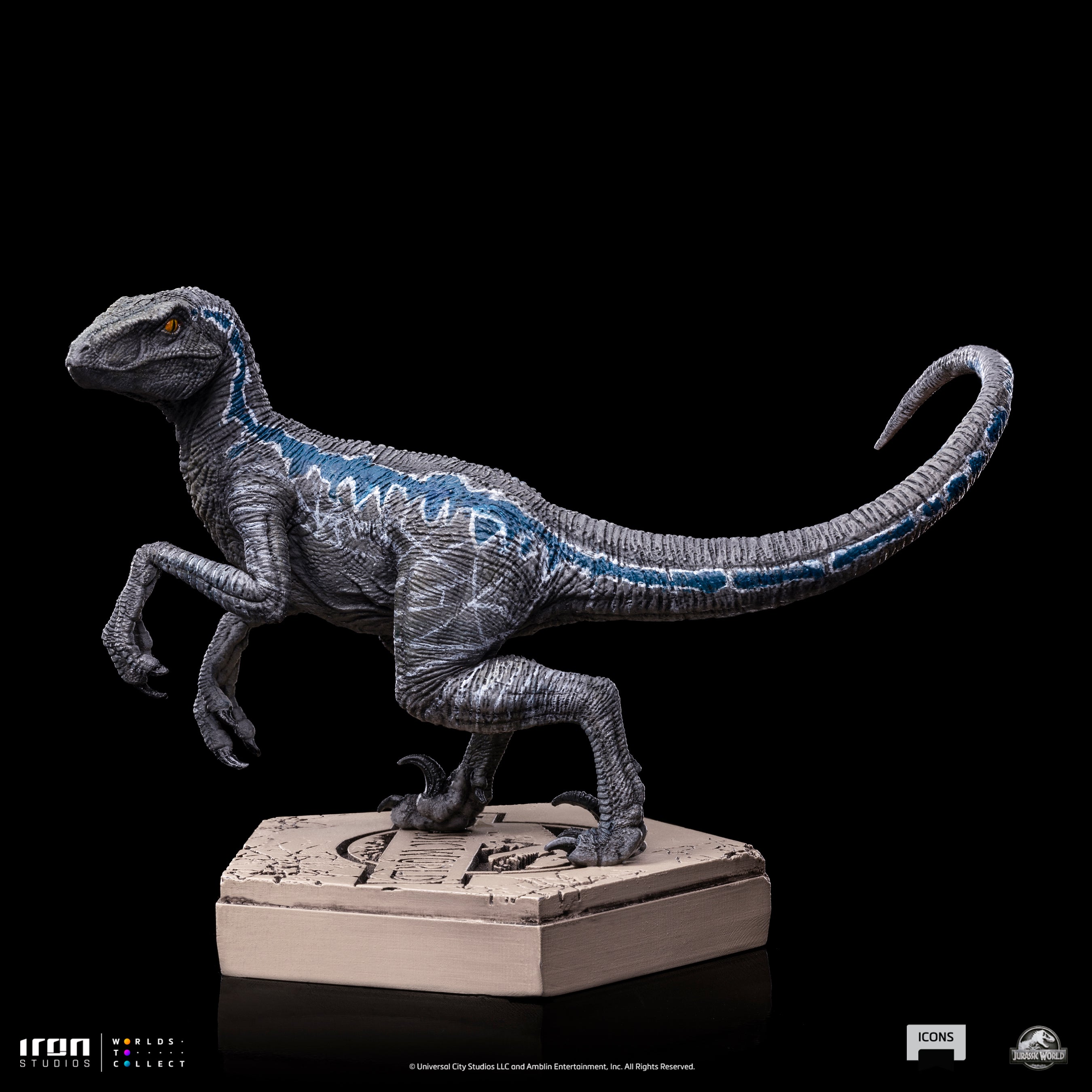 Jurassic World: Velociraptor B Blue Icons Figure – Pavilion Distribution