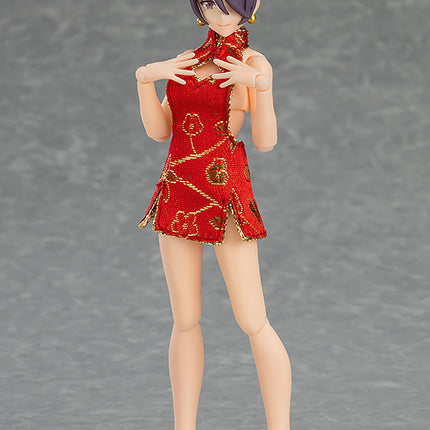 figma Figure Female Body (Mika) with Mini Skirt Chinese Dress Outfit