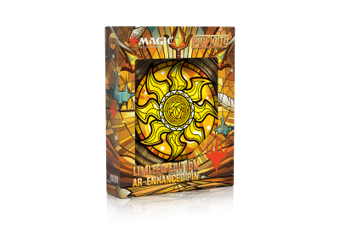 PMTG060 Magic: The Gathering - Stained Glass Plains AR Pin