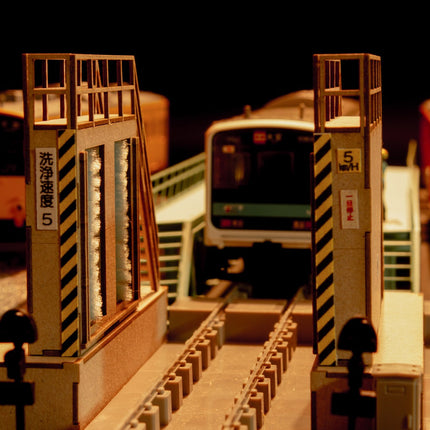 1/80 Scale Paper kit train washer