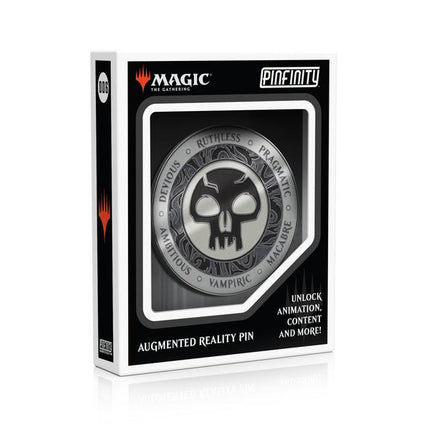 PMTG006 Magic: the Gathering - Black Mana Crest AR Pins