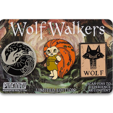 PCSWW001 + PCSWW002 + PCSWW003 Wolfwalkers Limited Edition AR Pin Set
