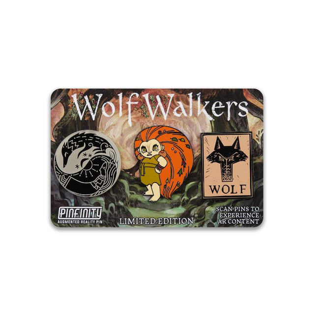 PCSWW001 + PCSWW002 + PCSWW003 Wolfwalkers Limited Edition AR Pin Set
