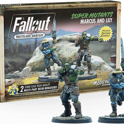 Fallout: Wasteland Warfare - Super Mutants: Marcus and Lily