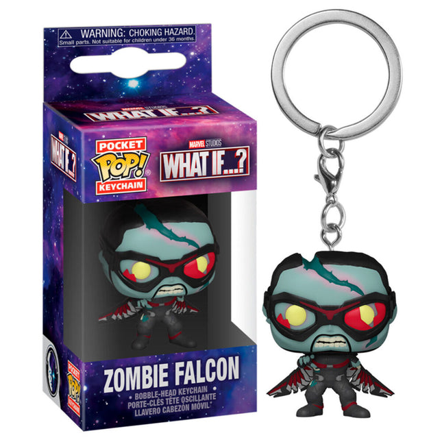 FUNKO Marvel What If...? Pocket POP! Vinyl Keychain Zombie Falcon