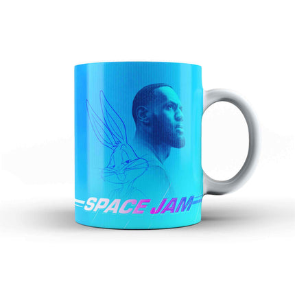 LEBRON BLUE CERAMIC MUG SPACE JAM LOONEY TUNES