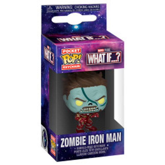 FUNKO Marvel What If...? Pocket POP! Vinyl Keychains 4 cm Zombie Iron Man