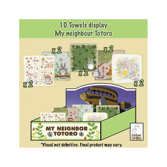 10 towels display - My neighbour Totoro